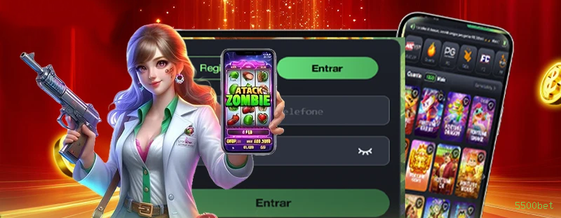 Plataforma completa da 5500bet com todos os jogos